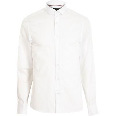 White double cuff shirt